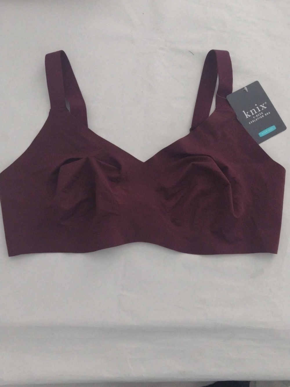 Knix Plum V-Neck Evolution Plum Bra (J708)